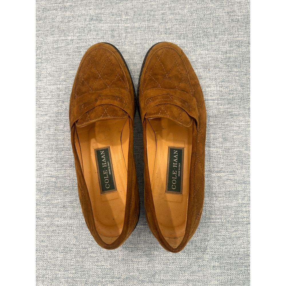 Cole Haan Brown Suede Loafers